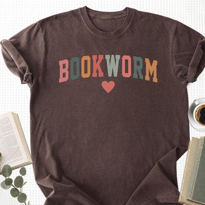 Bookworm Varsity Unisex T-Shirt, Book Lover Tee Gift