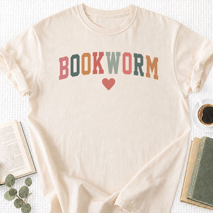 Bookworm Varsity Unisex T-Shirt, Book Lover Tee Gift