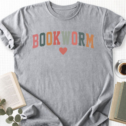 Bookworm Varsity Unisex T-Shirt, Book Lover Tee Gift