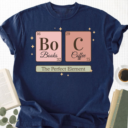 Chemistry Book and Coffee Unisex T-Shirt