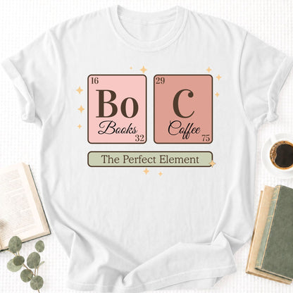 Chemistry Book and Coffee Unisex T-Shirt