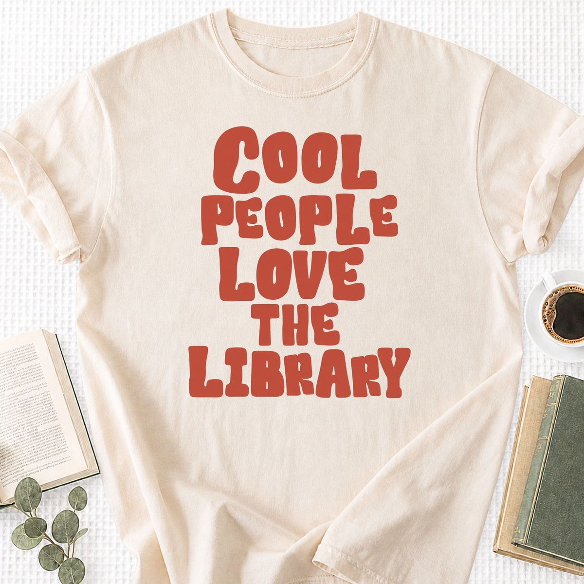 Cool People Love The Library Unisex T-Shirt