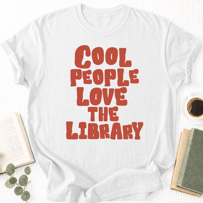 Cool People Love The Library Unisex T-Shirt