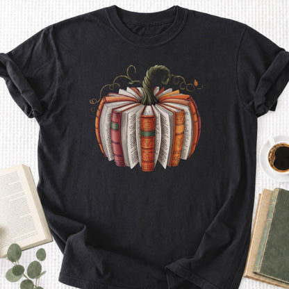 Fall Book Pumpkin Unisex T-Shirt