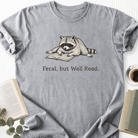 Feral, But Well Read Unisex T-Shirt