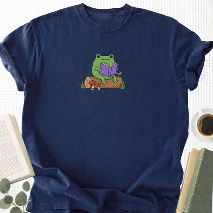 Flog Reading On A Log Unisex T-Shirt