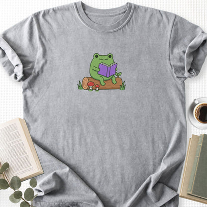 Flog Reading On A Log Unisex T-Shirt