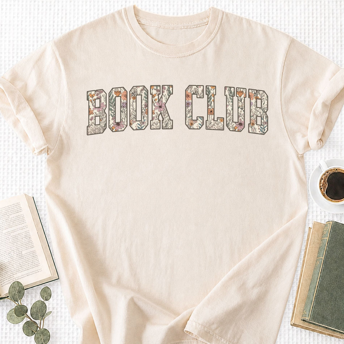 Floral Book Club Unisex T-Shirt