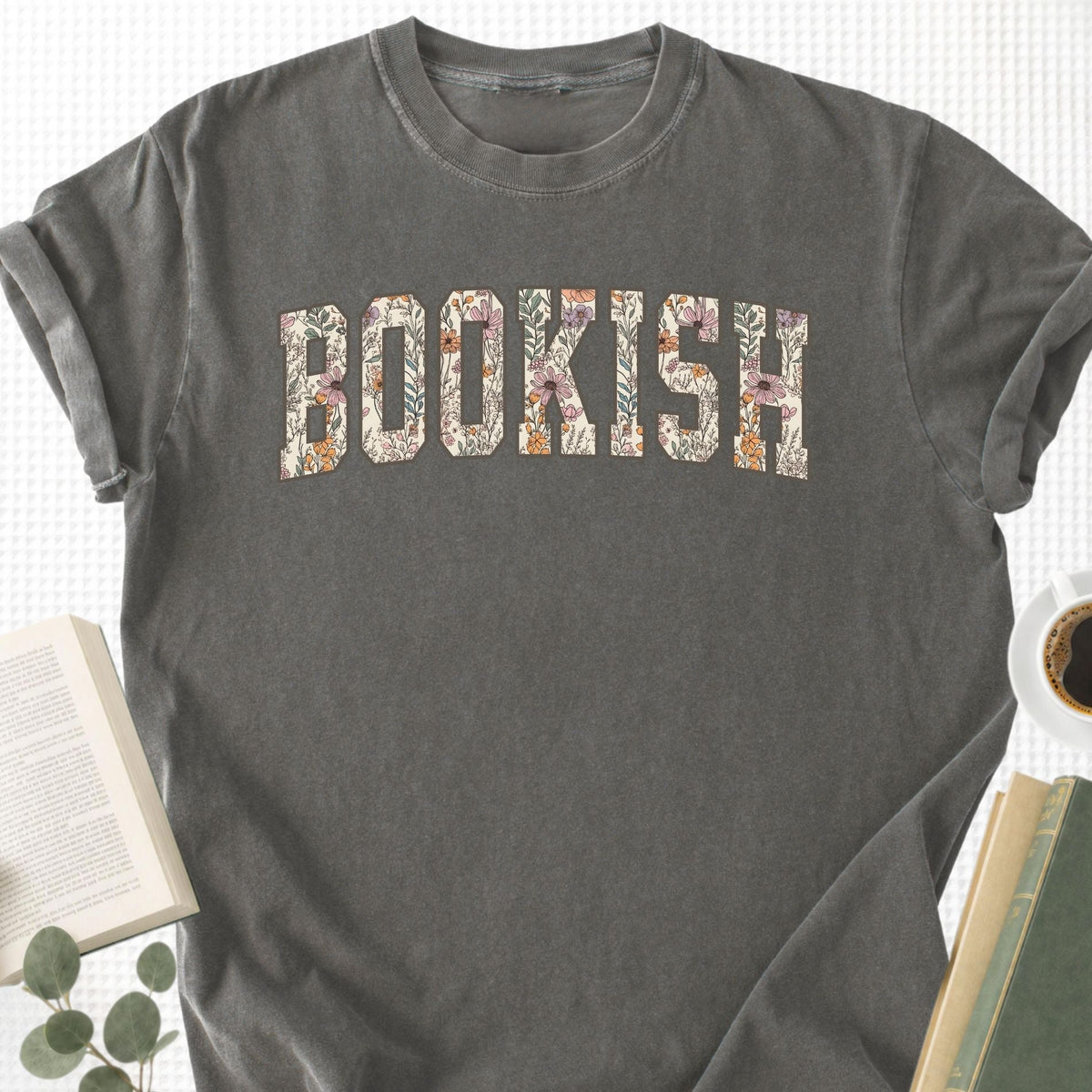 Floral Bookish Unisex T-Shirt