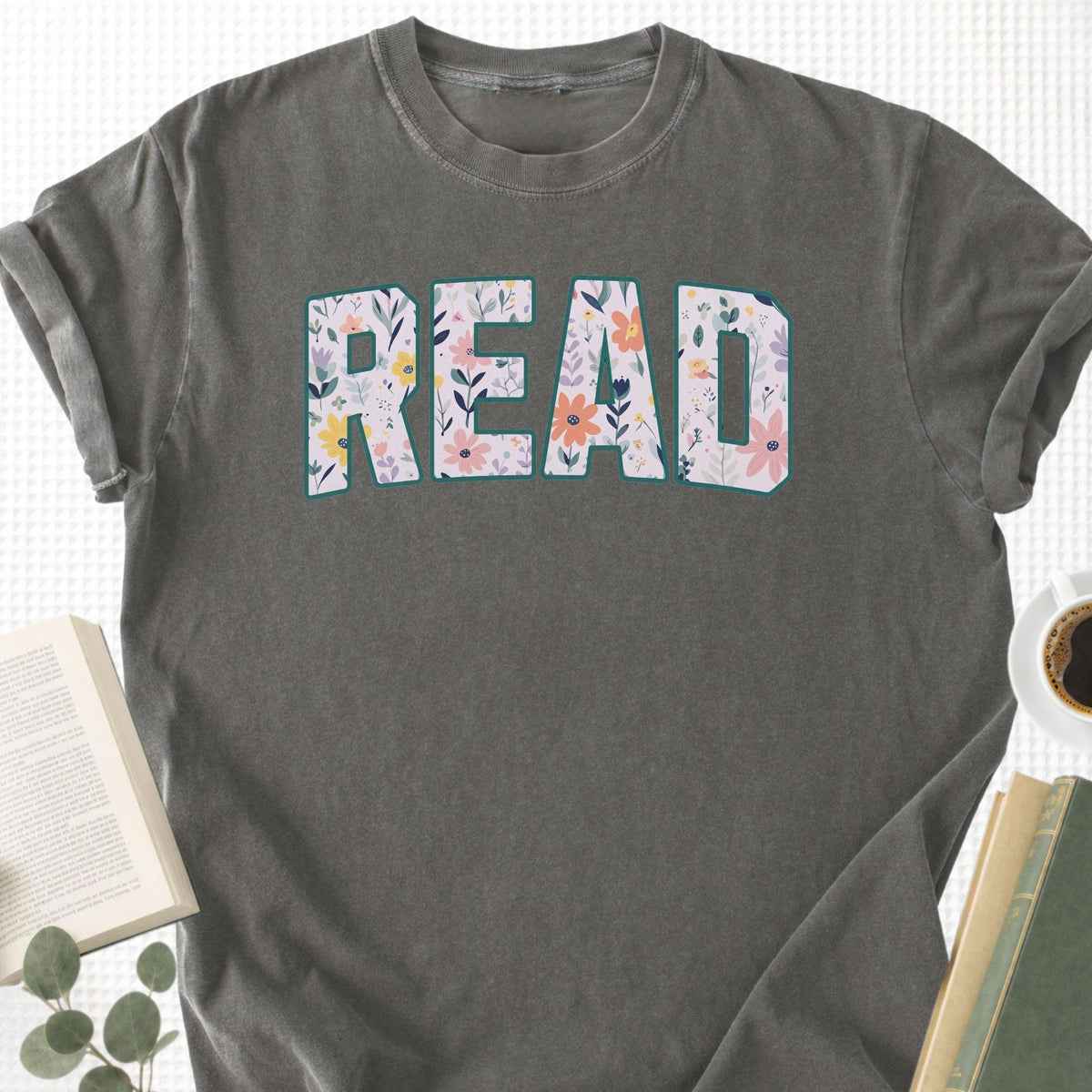 Floral Read Unisex T-Shirt