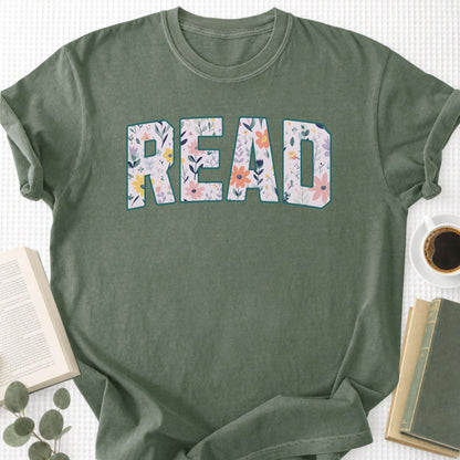 Floral Read Unisex T-Shirt