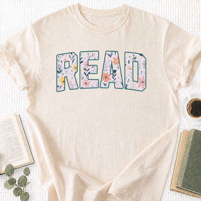 Floral Read Unisex T-Shirt