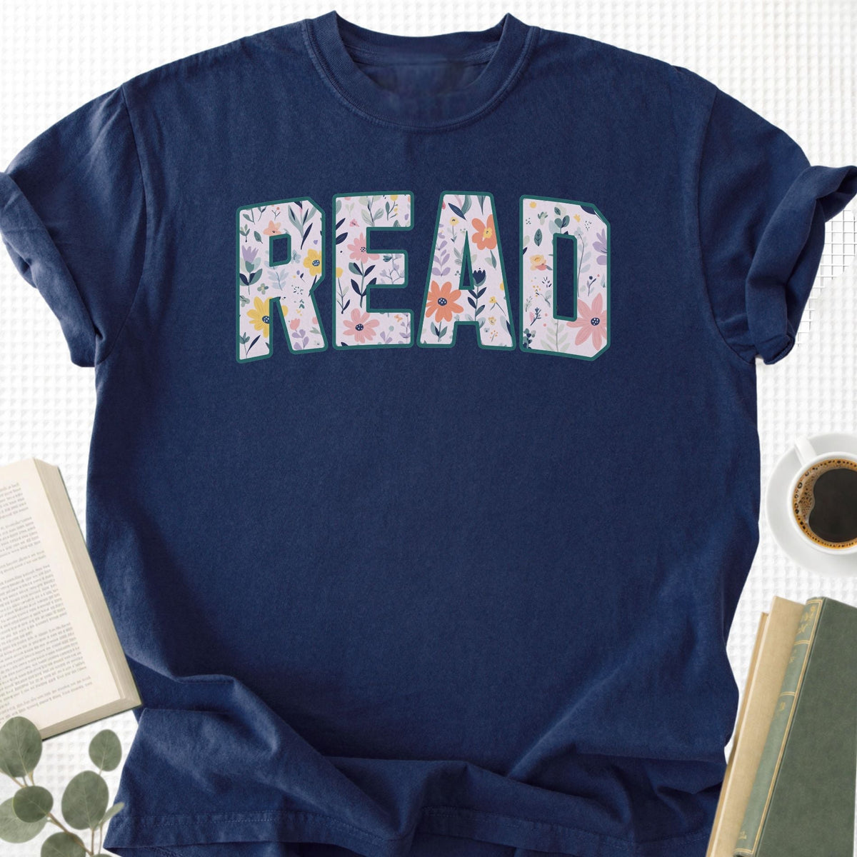 Floral Read Unisex T-Shirt