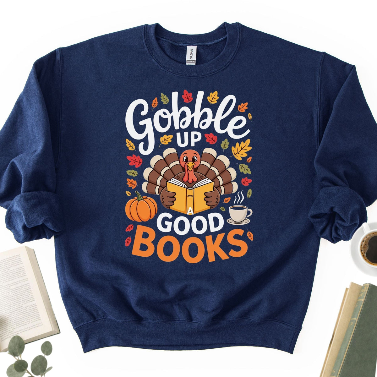 Gobble Up a Good Book Unisex Sweatshirt