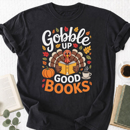 Gobble Up a Good Book Unisex T-Shirt