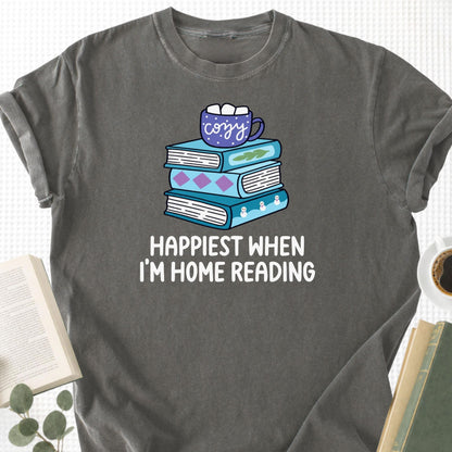 Happiest When I'm Home Reading Unisex T-Shirt