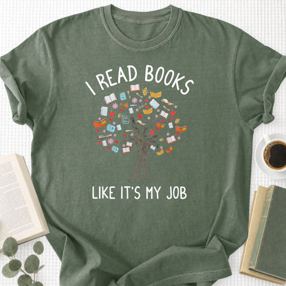 I Read Books Like It's My Job Unisex T-Shirt