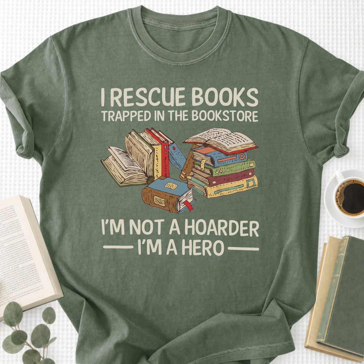 I Rescue Books Trapped in the Bookstore Unisex T-Shirt