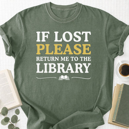 If Lost Return Me to Library Unisex T-Shirt