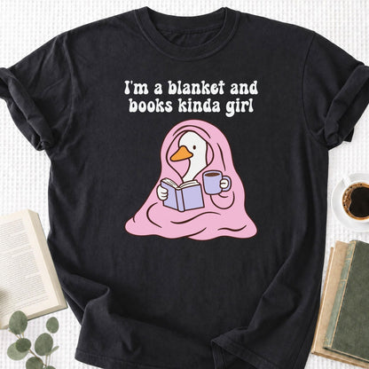 I'm A Blanket And Books Kinda Girl Unisex T-Shirt