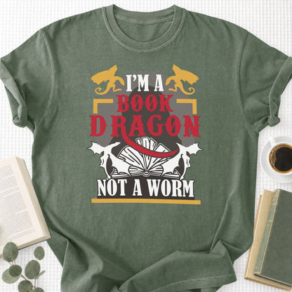 I'm A Book Dragon Not A Worm Unisex T-Shirt