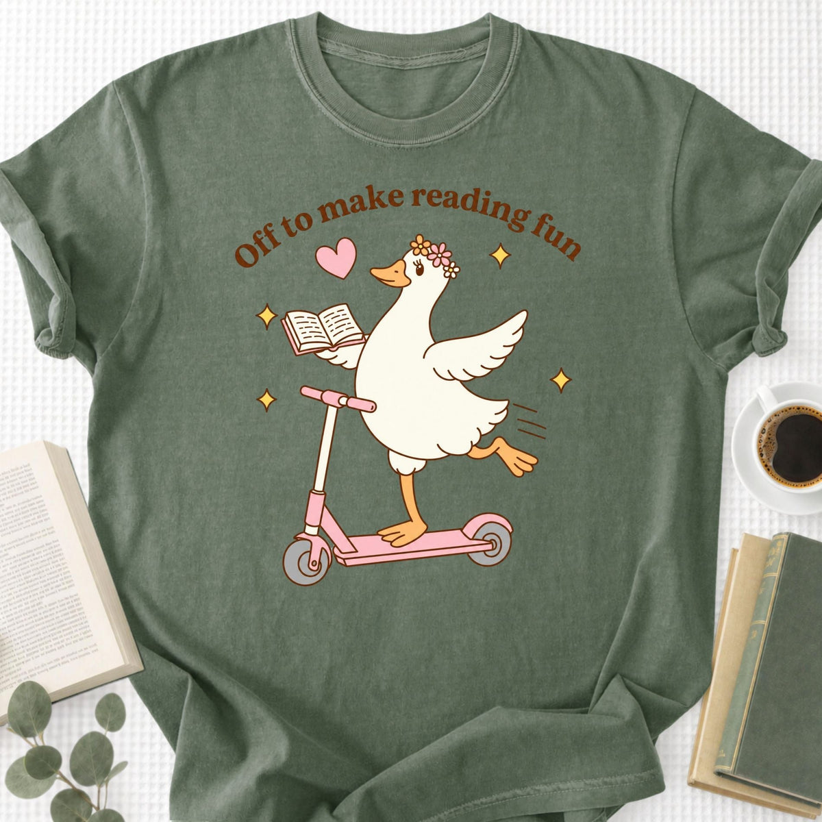 Off To Make Reading Fun Unisex T-Shirt