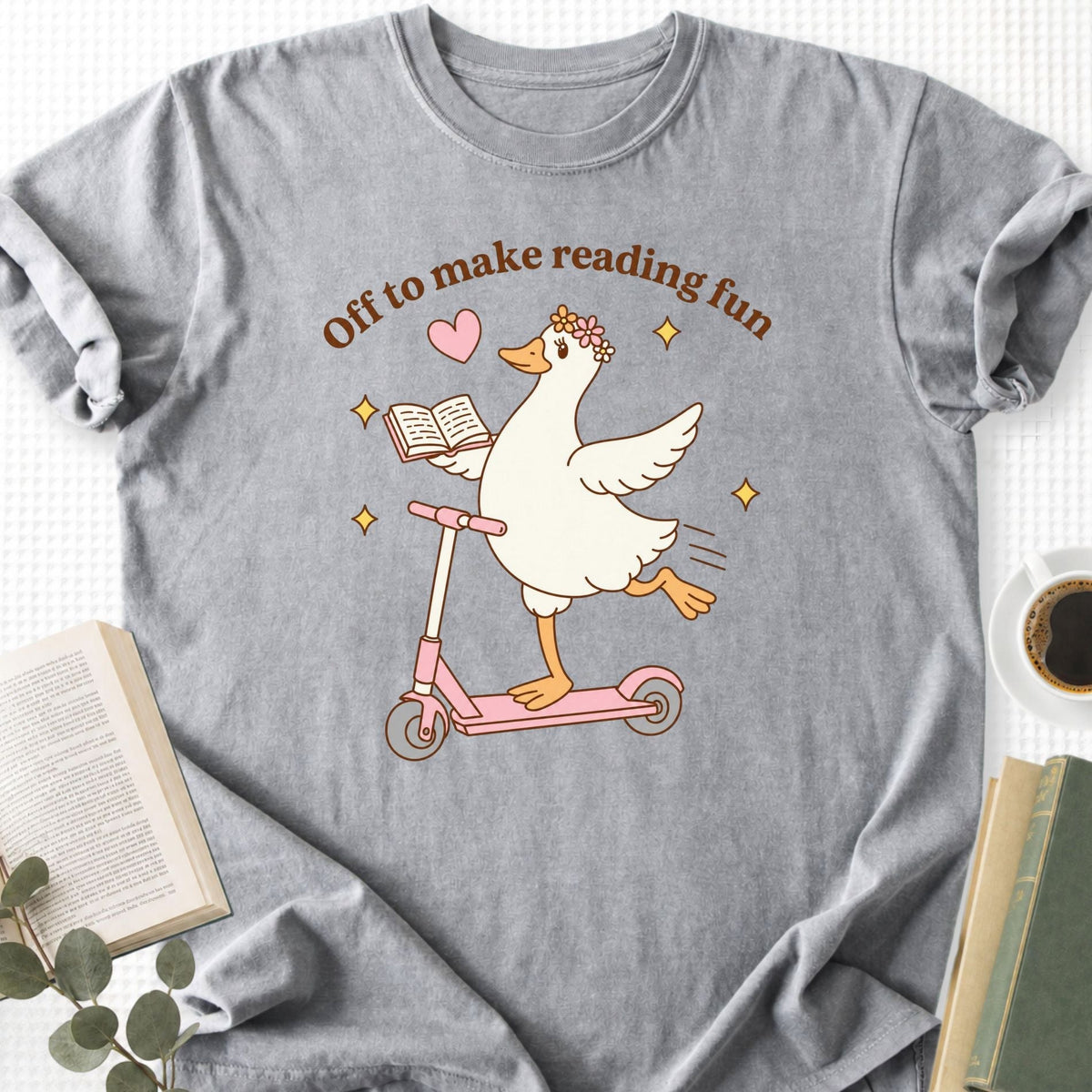 Off To Make Reading Fun Unisex T-Shirt