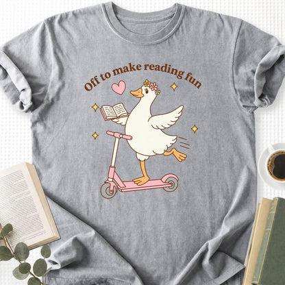 Off To Make Reading Fun Unisex T-Shirt