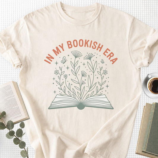 In My Bookish Era Floral Unisex T-Shirt