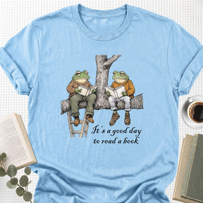 It's a Good Day to Read a Book Flogs Unisex T-Shirt
