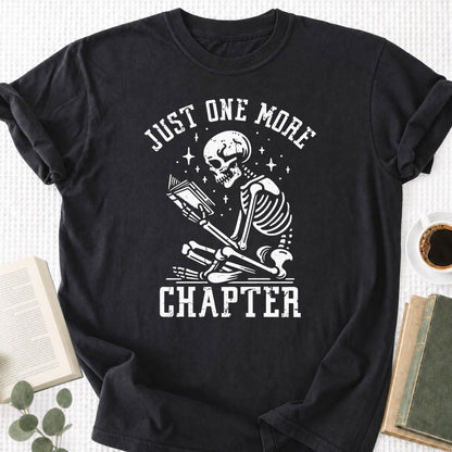 Just One More Chapter Skeleton Reading Unisex T-Shirt