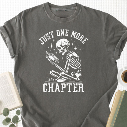 Just One More Chapter Skeleton Reading Unisex T-Shirt