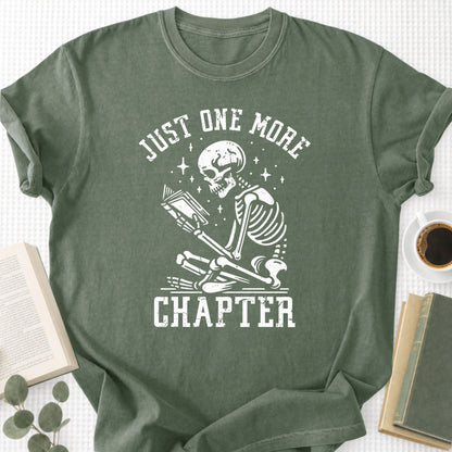 Just One More Chapter Skeleton Reading Unisex T-Shirt