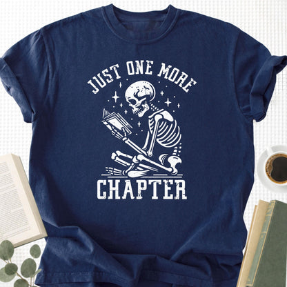 Just One More Chapter Skeleton Reading Unisex T-Shirt