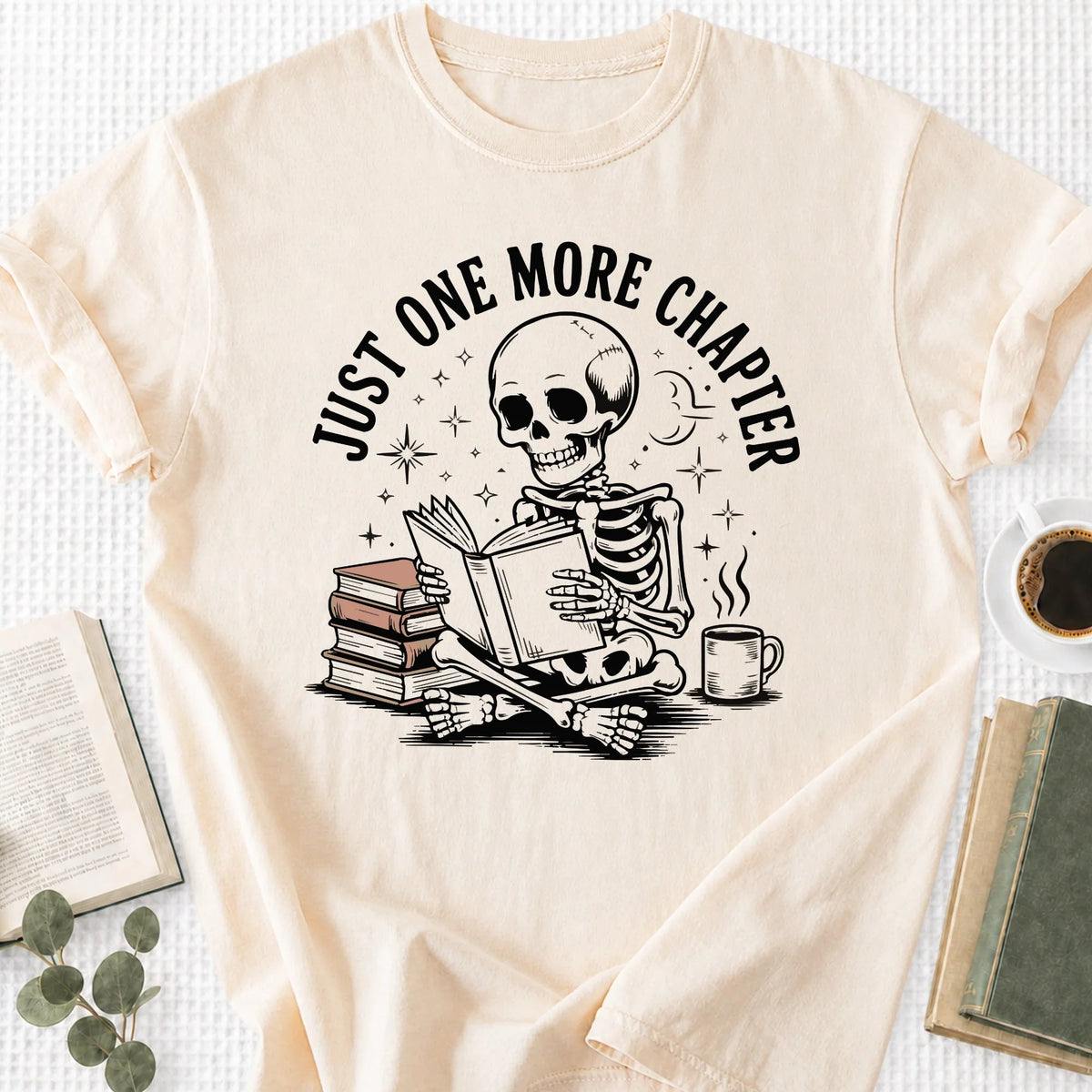 Just One More Chapter Skeleton Unisex T-Shirt