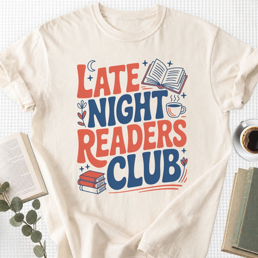 Late Night Readers Club Unisex T-Shirt