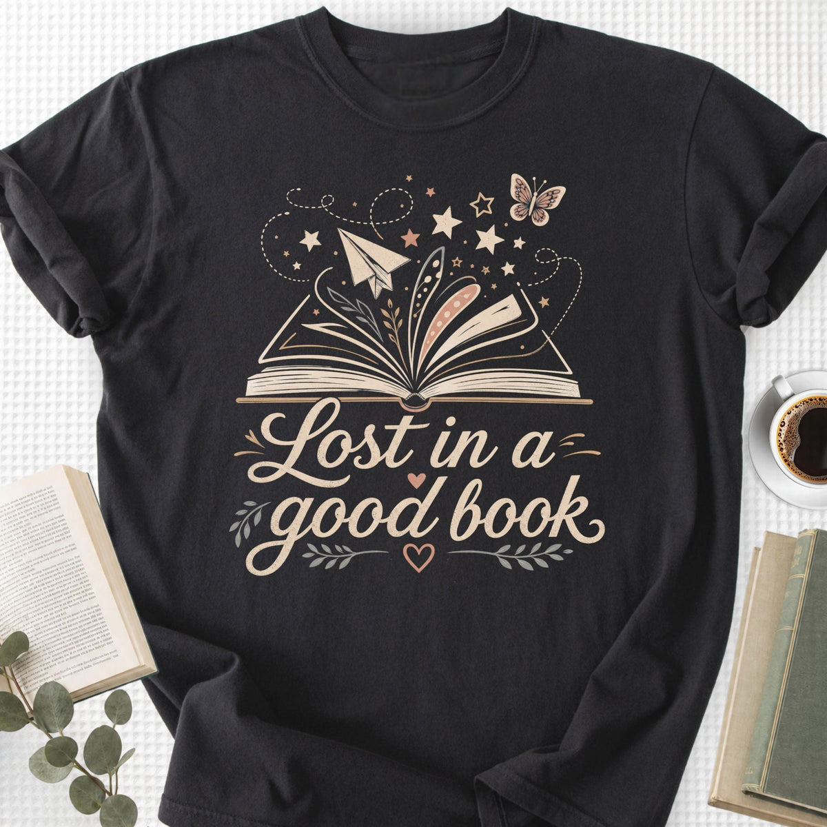 Lost In A Good Book Magical Unisex T-Shirt