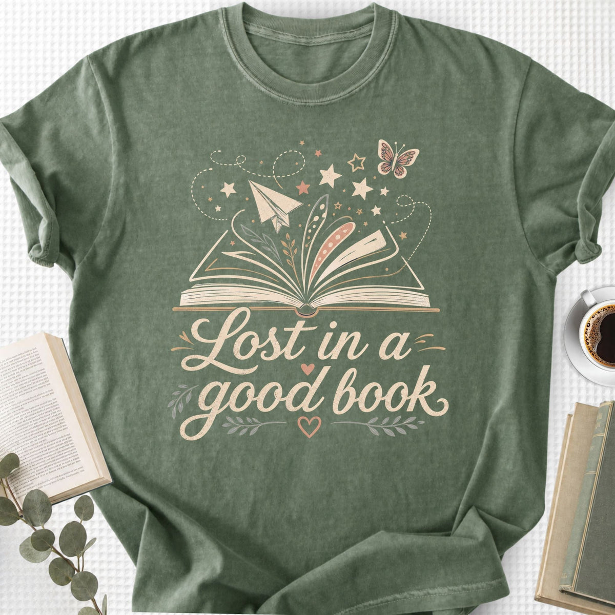 Lost In A Good Book Magical Unisex T-Shirt