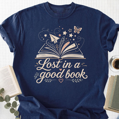 Lost In A Good Book Magical Unisex T-Shirt