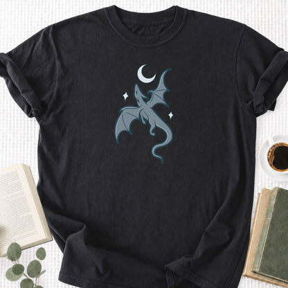 Moon and Dragon Fantasy Unisex T-Shirt