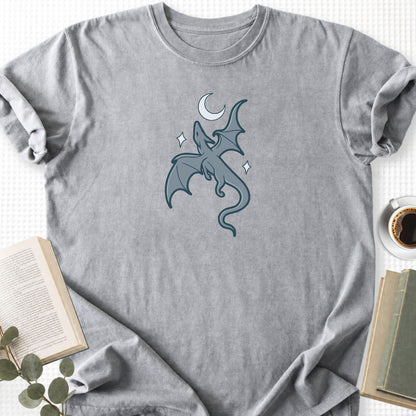 Moon and Dragon Fantasy Unisex T-Shirt