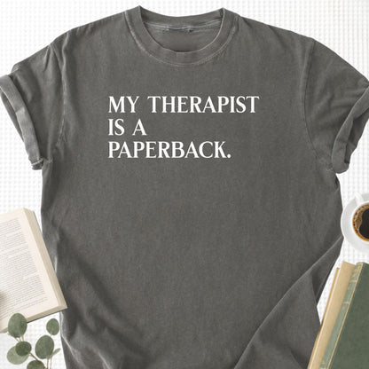My Therapist Is a Paperback Unisex T-Shirt