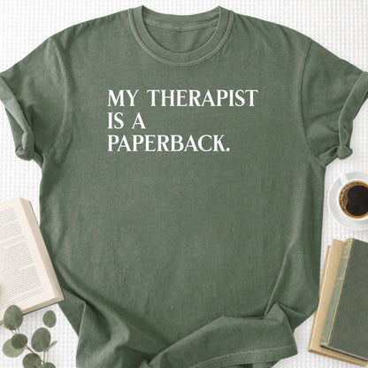 My Therapist Is a Paperback Unisex T-Shirt