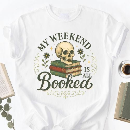 My Weekend Is All Booked Dark Academia Unisex T-Shirt
