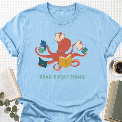 Octopus Read Everything Unisex T-Shirt