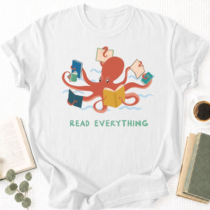 Octopus Read Everything Unisex T-Shirt