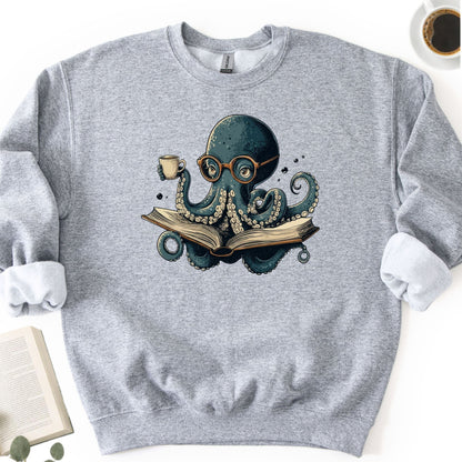 Octopus Reading Unisex Sweatshirt