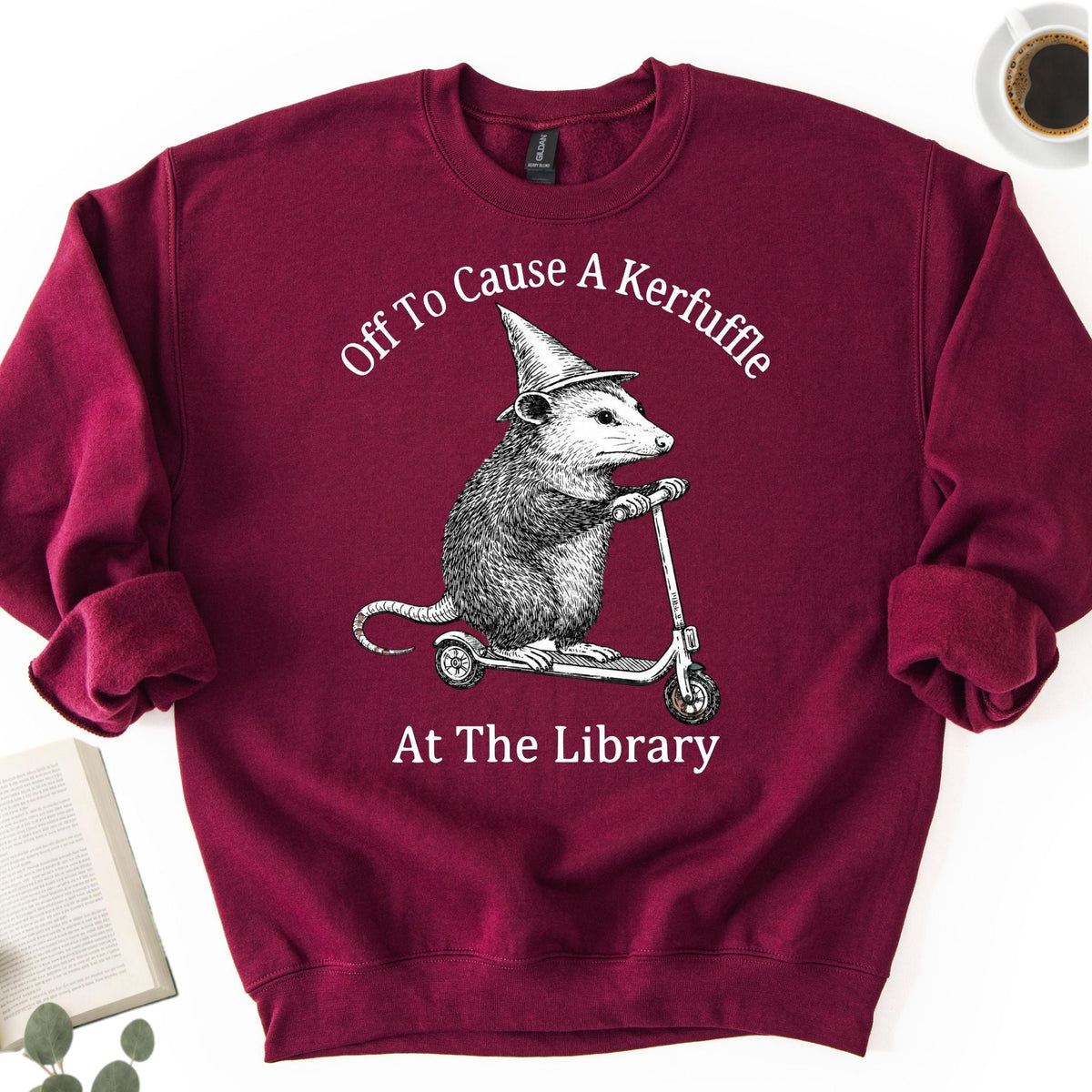 Off To Cause A Kerfuffle At The Library Unisex Sweatshirt