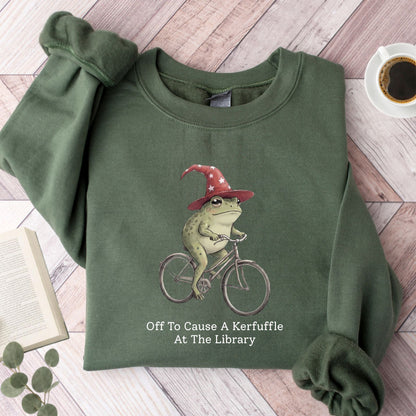 Off To Cause A Kerfuffle At The Library Unisex Sweatshirt
