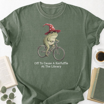 Off To Cause A Kerfuffle At The Library Unisex T-Shirt